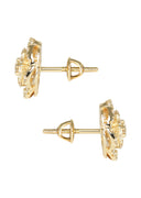 Mens Stud Diamond Earrings | 1.76 Carats 14K Yellow Gold