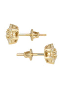 Mens Stud Diamond Earrings | 1.04 Carats 14K Yellow Gold