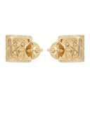 Mens Stud Diamond Earrings | 0.65 Carats 14K Yellow Gold