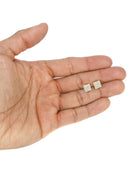 Mens Stud Diamond Earrings | 0.65 Carats 14K Yellow Gold