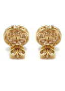 14K Yellow Gold Diamond Baguette Earrings For Men | 0.96 Carats | 3.71 Grams