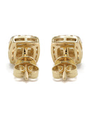 14K Yellow Gold Diamond Earrings For Men | 1.12 Carats | 3.74 Grams