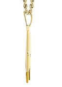 10K Yellow Gold Spades Pendant & Rope Chain | 1.46 Carats