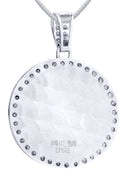 14 White Gold Versace Diamond Pendant & Franco Chain | 1.5 Carats