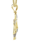 10K Yellow Gold Franco Chain & Scales of Justice Pendant | Appx. 23.3 Grams