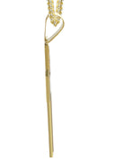 10K Yellow Gold Franco Chain & Cz Gold Cross Necklace | Appx. 55 Grams
