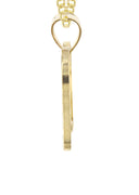 10K Yellow Gold Cuban Chain & Wings Pendant | Appx. 14.6 Grams