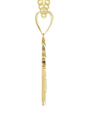 10K Yellow Gold Cuban Chain & Last Supper Pendant | Appx 25.1 Grams
