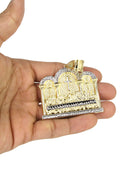 10K Yellow Gold Cuban Chain & Last Supper Pendant | Appx 25.1 Grams