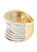 14K Ladies Diamond Cocktail Ring | 2.18 Carats | 13.92 Grams