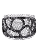 14K Ladies Black Diamond Cocktail Ring | 2.35 Carats | 12.46 Grams