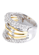 14K Ladies Diamond Cocktail Ring | 1.87 Carats | 9.25 Grams