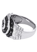 14K Ladies Black Diamond Cocktail Ring | 1.97 Carats | 7.01 Grams