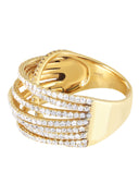 14K Ladies Diamond Cocktail Ring | 1.37 Carats | 6.47 Grams
