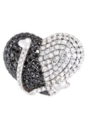 14K Ladies Black Diamond Cocktail Ring | 4.90 Carats | 10.95 Grams