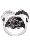 14K Ladies Black Diamond Cocktail Ring | 4.90 Carats | 10.95 Grams
