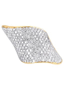14K Ladies Diamond Cocktail Ring | 4.09 Carats | 14.87 Grams