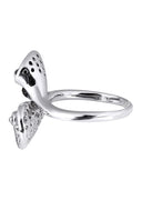 14K Ladies Black Diamond Cocktail Ring | 0.85 Carats | 7.25 Grams