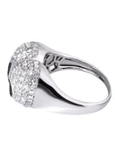14K Ladies Black Diamond Cocktail Ring | 1.62 Carats | 7.92 Grams