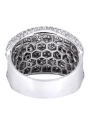 14K Ladies Black Diamond Cocktail Ring | 3.63 Carats | 11.82 Grams