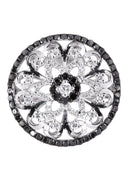 14K Ladies Black Diamond Cocktail Ring | 1.26 Carats | 7.08 Grams