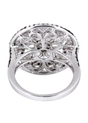 14K Ladies Black Diamond Cocktail Ring | 1.26 Carats | 7.08 Grams