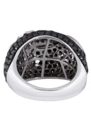 14K Ladies Black Diamond Cocktail Ring | 4.87 Carats | 12.05 Grams