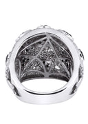 14K Ladies Black Diamond Cocktail Ring | 2.59 Carats | 12.29 Grams