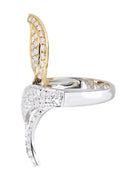 14K Ladies Diamond Cocktail Ring | 1.18 Carats | 6.33 Grams