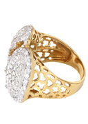 14K Ladies Diamond Cocktail Ring | 2.25 Carats | 10.89 Grams