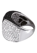 14K Ladies Black Diamond Cocktail Ring | 3.75 Carats | 12.78 Grams