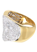 14K Ladies Diamond Cocktail Ring | 3.11 Carats | 10.77 Grams