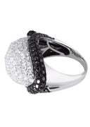 14K Ladies Black Diamond Cocktail Ring | 5.11 Carats | 10.79 Grams