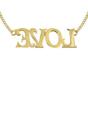 14K Ladies Love Name Plate Necklace | Appx. 5.9 Grams