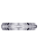 Basic Carved Celtic Mens Wedding Band | High Polish Finish (Nolan)
