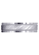 Basic Carved Celtic Mens Wedding Band | Diamond Cut Finish (Nicholas)