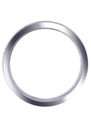 Carved Modern Mens Wedding Band | Satin / Hish Polish Finish (Elijah)