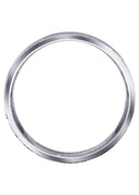 Fancy Carved Contemporary Mens Wedding Band | Satin / High Polish Finish (Owen)