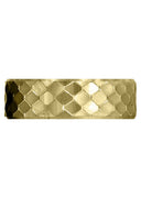 Yellow Gold Fancy Carved Contemporary Mens Wedding Band | Satin / High Polish Finish (Sebastian)