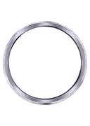 Carved Simple Mens Wedding Band | Stone Finish (Ryan)