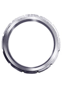 Fancy Carved Contemporary Mens Wedding Band | Satin Finish (Jace)