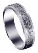 Carved Diamond Cut Mens Wedding Band | Diamond Cut Finish (Theodore)