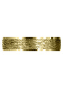 Yellow Gold Carved Diamond Cut Mens Wedding Band | Diamond Cut Finish (Theodore)