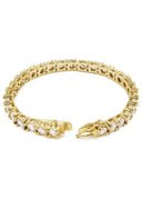 Mens Diamond Gold Tennis Bracelet