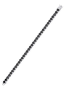 Mens Black Diamond Tennis Bracelet