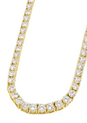 Mens Diamond Gold Tennis Chain