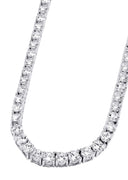 Layered Diamond White Tennis Chain