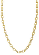 Gold Plated Mens Hermes Link Chain