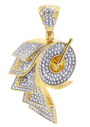 Mens Gold Plated Money Sign Pendant | 10 Grams
