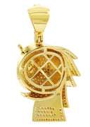 Mens Gold Plated Money Sign Pendant | 10 Grams